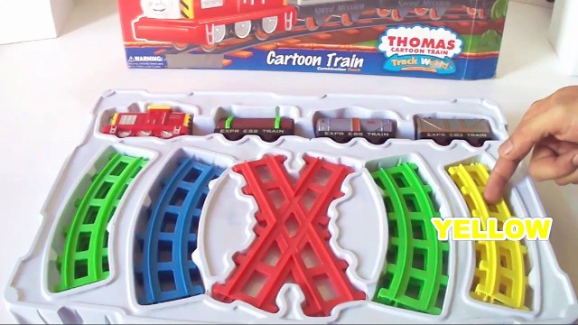 Thomas and Friends Cartoon TRAINS for Childrens play with COLORS track! Toy Train Video for Kids