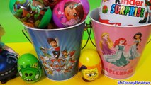 Disney Frozen Elsa Kinder Surprise egg Dora Angry Birds Ninja Turtles eggs