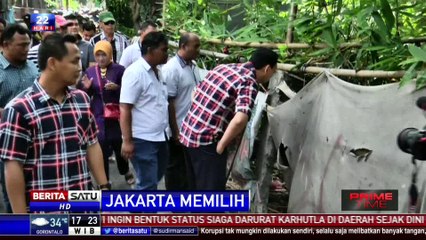 Blusukan ke Condet, Ahok Pantau Kondisi Sungai Ciliwung