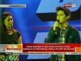 BT: Ruru Madrid at iba pang kapuso stars, dumalo sa provincial finals ng Bet ng Bayan