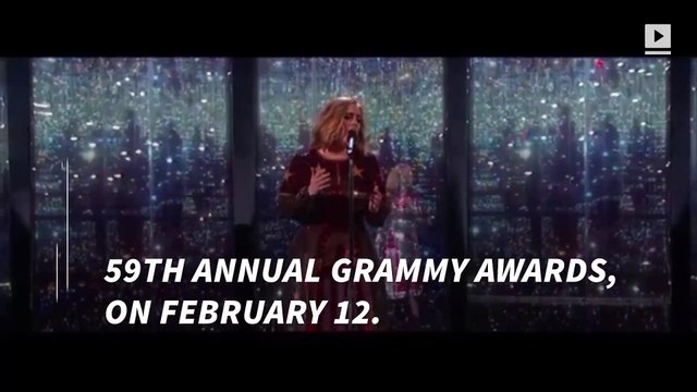 Adele to perform at the 59th Annual Grammy Awards