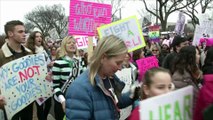 Celebrity highlights at women's march on Washington