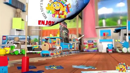 MST Megapolis Speed Train 2 Playing with Toys & Candi m&ms VIDEO FOR CHILDREN