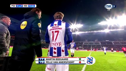 Martin Ødegaard vs PSV Eindhoven Away HD 720p (22_01_2017)