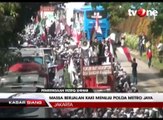 Dampingi Rizieq Shihab, Massa FPI Jalan Kaki Menuju Polda
