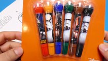 Disney Star Wars Roller Stamper Felt Pen Stamp Set for Party School