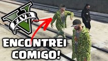 ENCONTREI COM MEU PERSONAGEM NO GTA 5 ONLINE E OLHA NO QUE DEU.