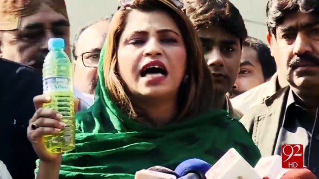 Nusrat Abbasi accepts minister's apology for lewd remarks 23-01-2017 - 92NewsHD