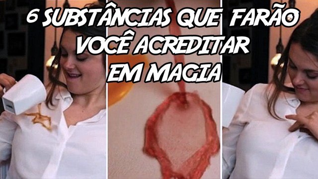 6 Substâncias Criadas pelo Homem que farão você acreditar em Magia