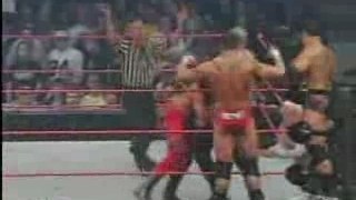 Randy Orton, Batista & Kane Vs. RVD,Shawn Michaels& Goldberg