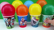 Воздушные шары сюрприз чашки Disney замороженные наизнанку Минни Маус Симпсоны черепашки ниндзя Даффи дак