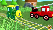 Colorful Slushies - Learn colors with Ted The Train | Educational cartoon for kids