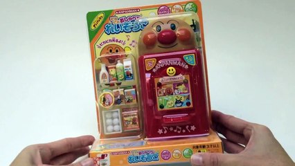 Anpanman Toys Playing House Refrigerator アンパンマン おもちゃ ままごと れいぞうこ - アンパンマン ピカピカ おしゃべり 冷蔵庫