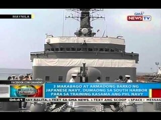 3 armadong barko ng Japanese Navy, dumaong sa South Harbor sa Maynila