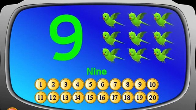 Learn Numbers Counting 1to 20 | 3D Animation | English Nursery Rhymes for Children