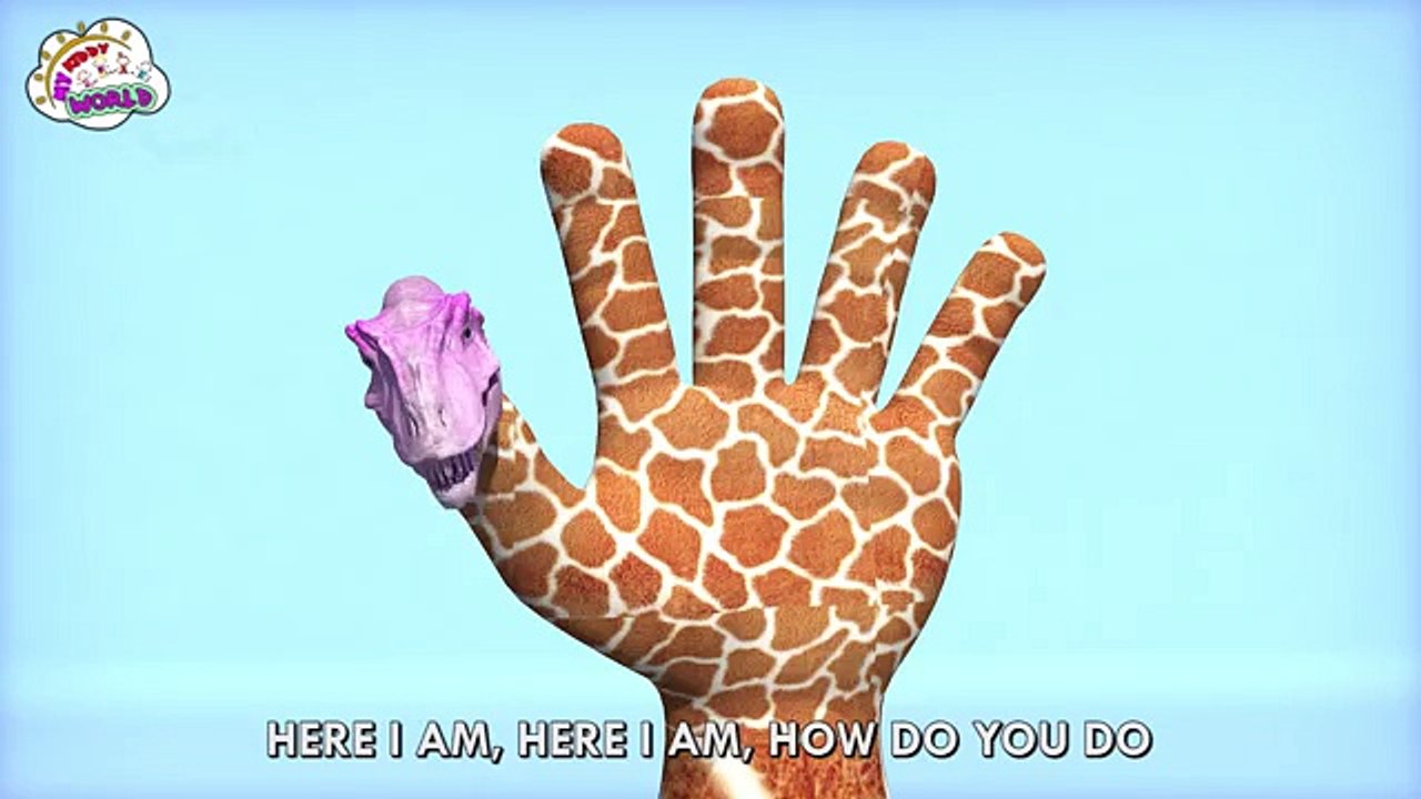 Finger Family Crazy Dinosaur Family Nursery Rhyme | Funny Finger Family Songs For Children In 3D