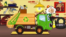 The Yellow Tow Truck & The Fire Truck - Cars & Trucks Cartoons - Vehicle & Chi Chi Car for children!