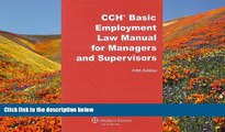 DOWNLOAD [PDF] Basic Employment Law for Managers   Supervisors 5e CCH Incorporated Trial Ebook