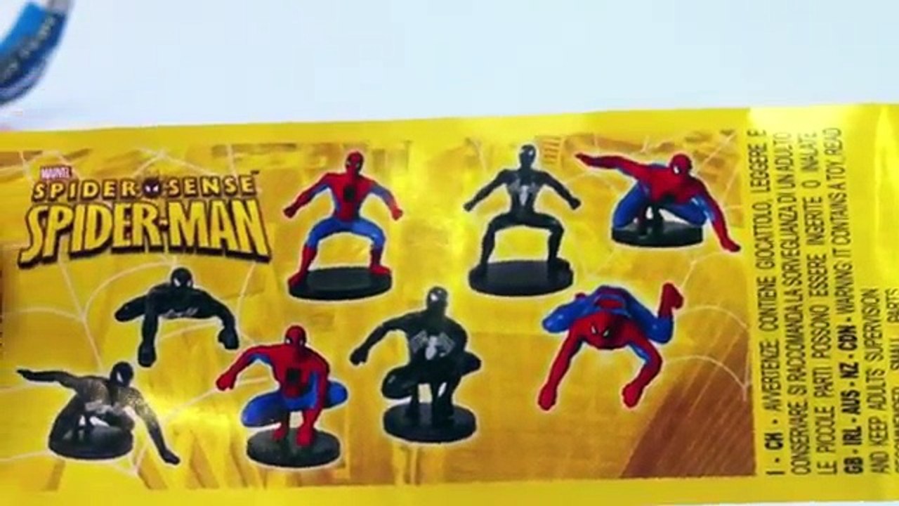 Surprise Egg Spiderman Unwrapping Marvel collection