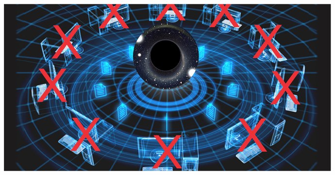 BURACOS NEGROS DA INTERNET E BURACOS NEGROS VIRTUAIS QUE LOUCURA É ESSA ?