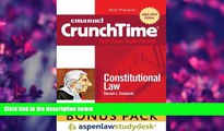 READ book CrunchTime: Constitutional Law (Print   eBook Bonus Pack): Constitutional Law Studydesk