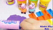 Surprise Eggs Toys#Play Doh Ice Cream Cones with Peppa Pig Play Doh School Kinder Play Doh