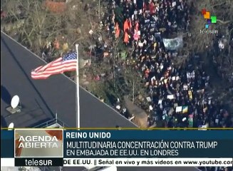 Londres: multitudinario mitín contra discurso de Trump