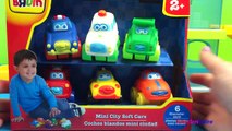 BRUIN Mini City Soft Cars boys car toys ambulance police car fire truck taxi