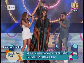 Flavia Laos y Luciana Fuster hablaron sobre su presentacion en EEG