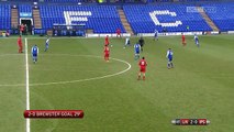Rhian Brewster Goal - Liverpool U23s 2-0 Ipswich Town u23s