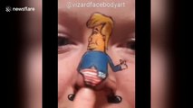 Donald Trump nose twerking dance