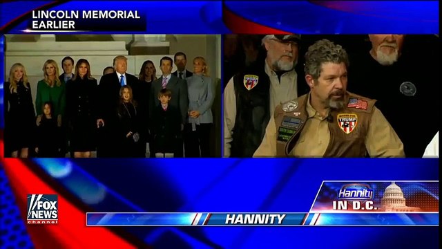 Bikers for Trump on Sean Hannity Tonight Told Hannity They Will Protect Against Snowflakes