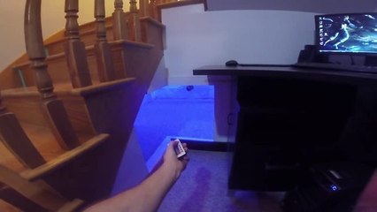 Dad builds secret hidden playroom for his son