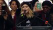 Madonna Blowing up the White House Speaking at WomensMarch protest Madonna Speech