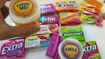 A lot of Gum by Candy Land New Flavors (Trident, Orbit, Wrigleys, Sour Patch)