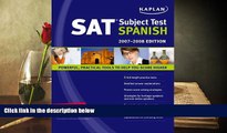 Audiobook  Kaplan SAT Subject Test: Spanish 2007-2008 Edition (Kaplan SAT Subject Tests: Spanish)