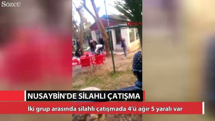 İki grup çatıştı. Çok sayıda yaralı var