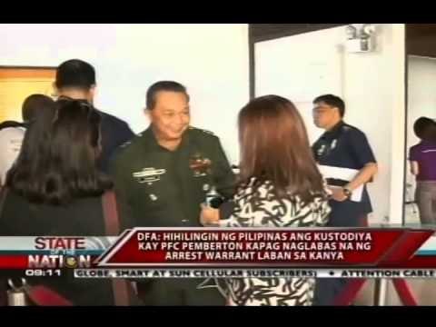 SONA: DFA, hihilinging mabawi ang kustodiya kay Pemberton kapag may arrest warrant na