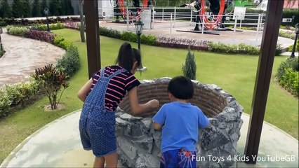 Upside Down House! Real Wishing Well Huge Magic Water Tap Giant Barrel Upside Down Kitchen Pattaya