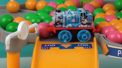 Thomas Train Robocar Poli Parkade Toy Train Stop Motion Kids Learning Vehicles Children Video