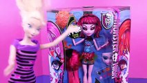 Elsa Frozen Monster High Doll Halloween Dress Up Inner Monster DisneyCarToys Mike The Merman
