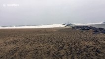 New Jersey beaches battered by powerful winter storm