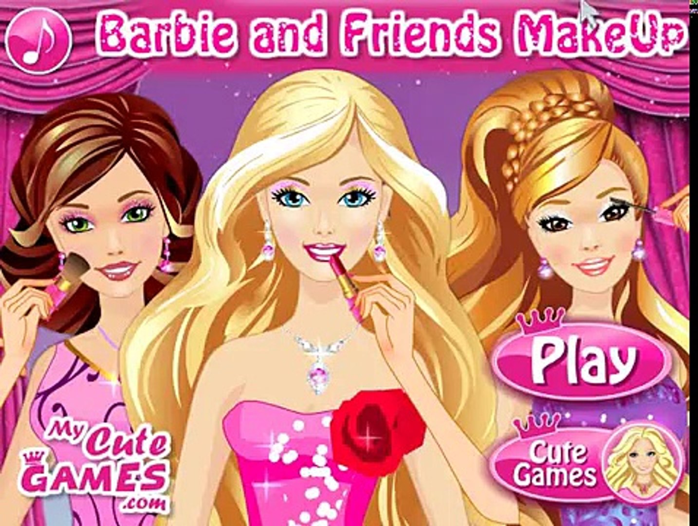 doll makeup game play