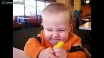 Приколы с детьми как малыши реагируют на вкус лимона