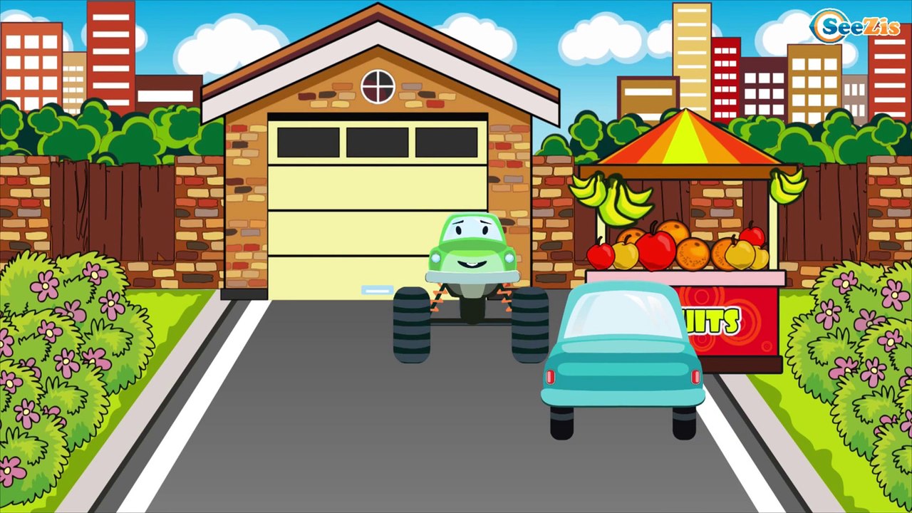 Монстр Трак ГОНКИ В ГОРОДЕ Мультики про МАШИНКИ Развивающие мультфильмы для детей