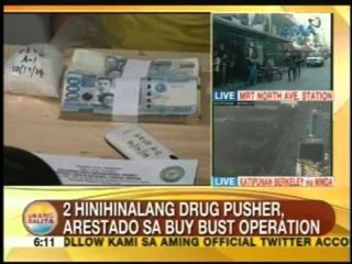 UB: 2 hinihinalang drug pusher, arestado sa magkahiwalay na buy bust operation