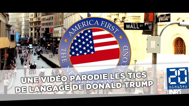 Une vidéo parodie les tics de langage de Donald Trump
