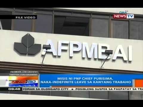 NTG: Misis ni PNP chief Purisima, naka-indefinite leave sa kanyang trabaho