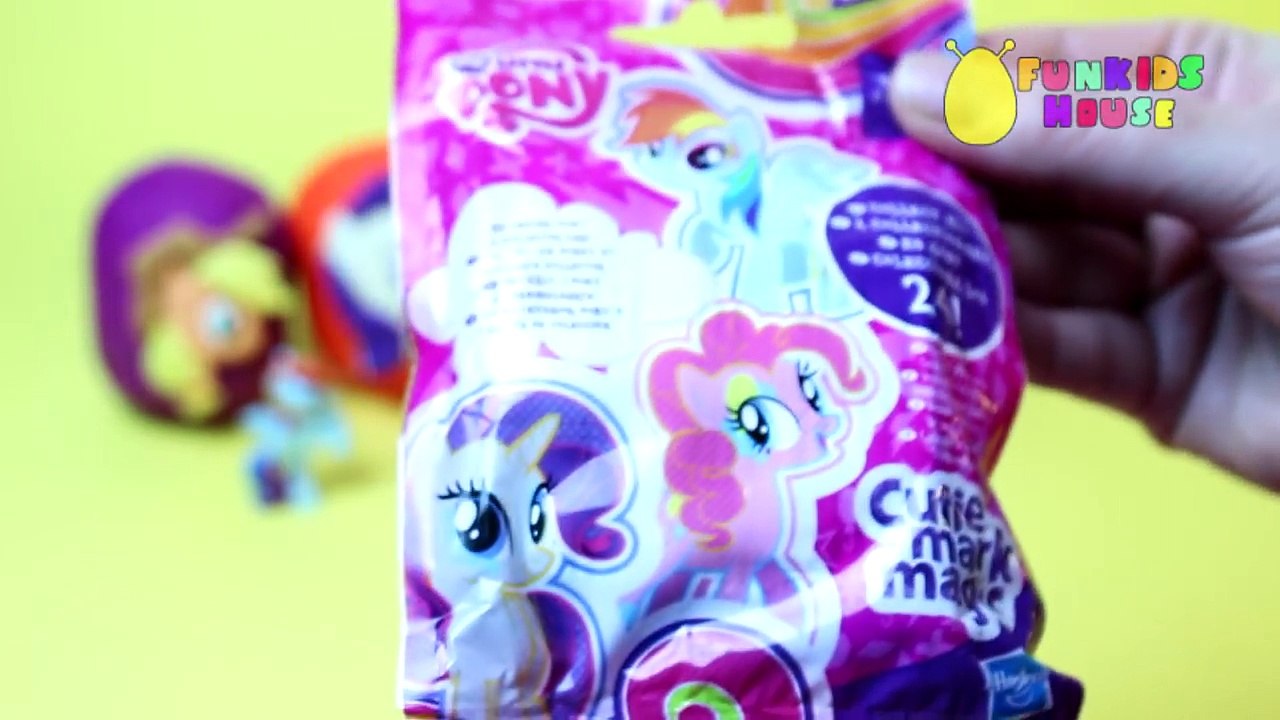 MY LITTLE PONY Finger Family Song and Play Doh Surprise Eggs Opening