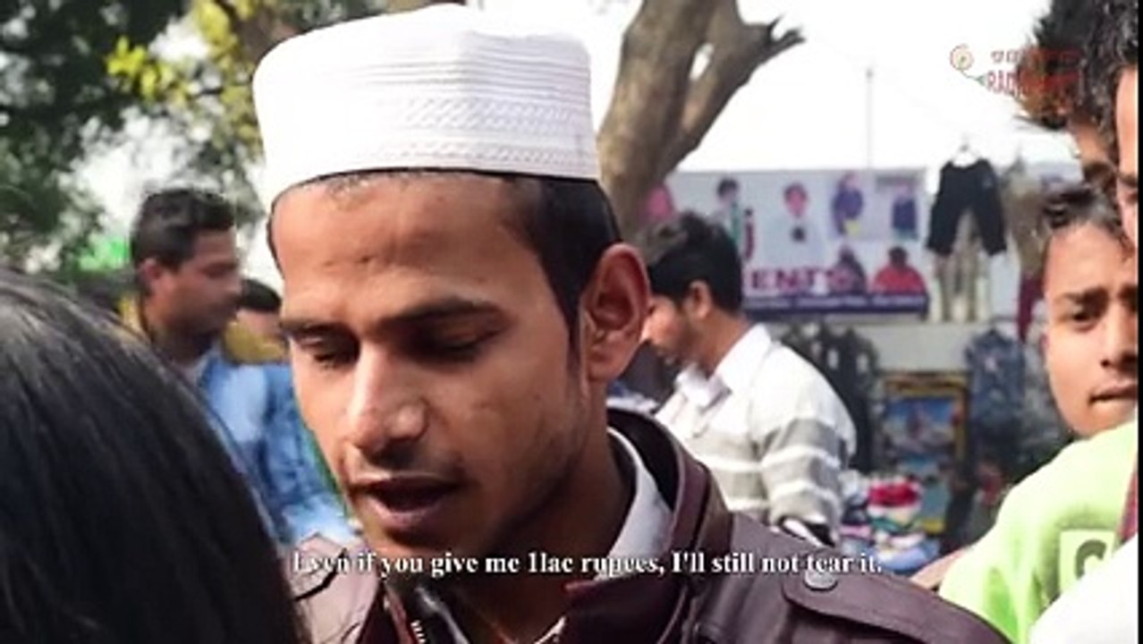 Can You Tear Indian Flag??? Whats Response On This Line How Much Of Indian Flag....